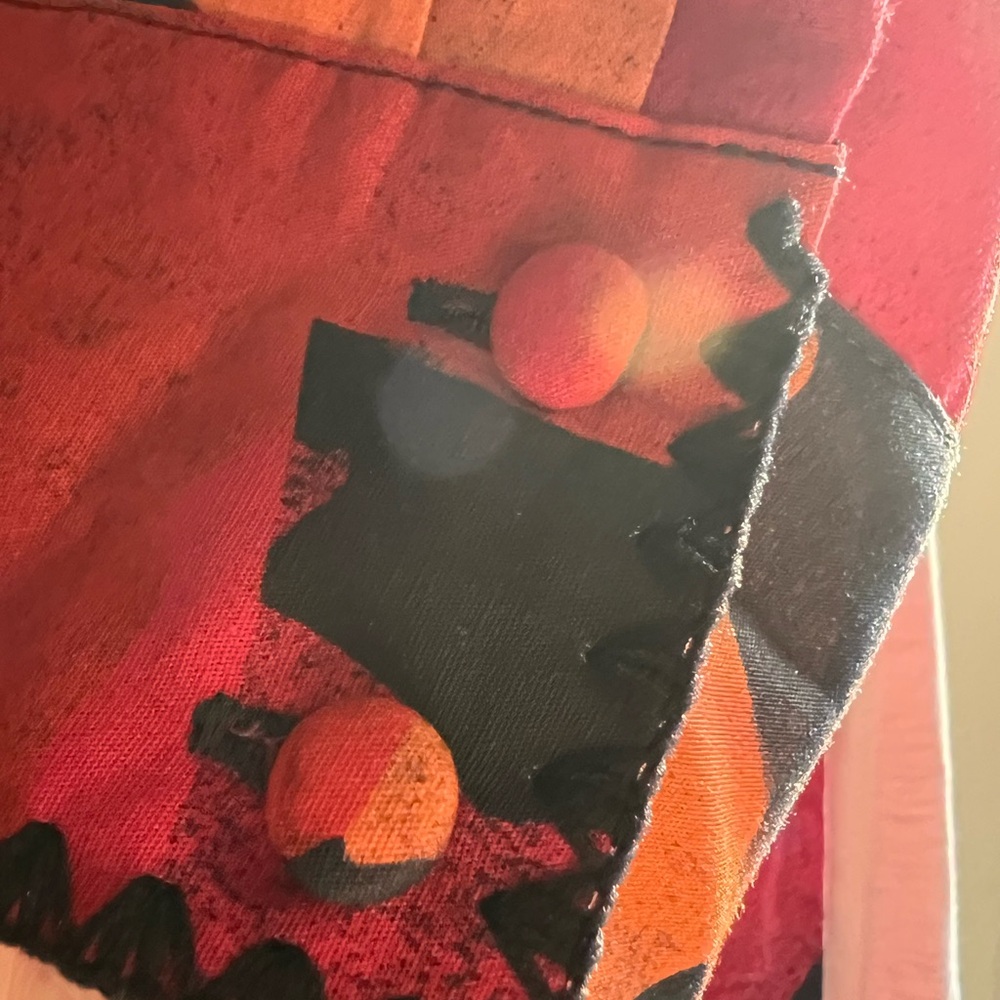 ✨ HUTCH Abstract Print Belted Midi Dress NWT • Approx S/M - Picture 5 of 6